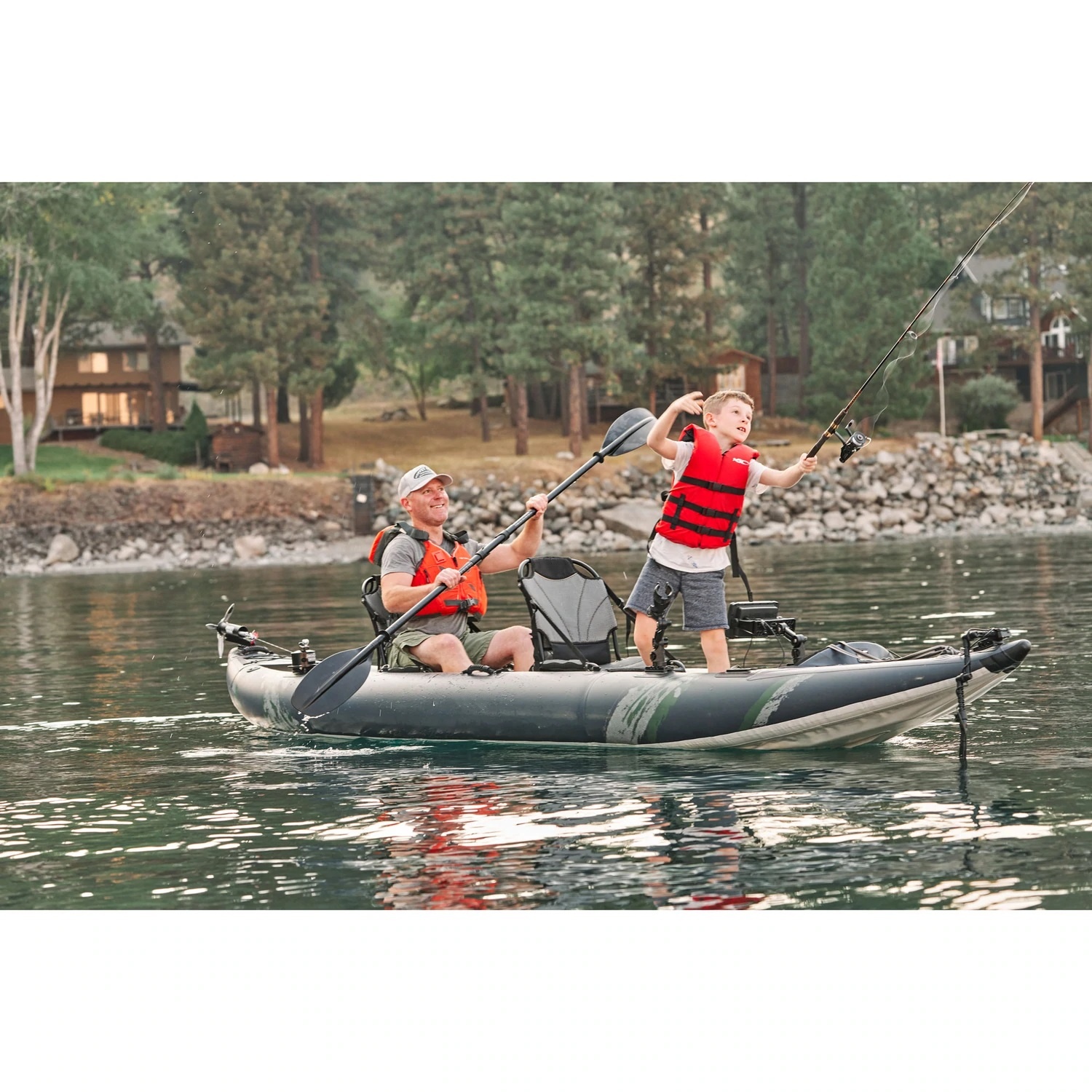 Airo Inflatable Fishing Kayak  - Fishing Kayak Seat recensione e prezzo
