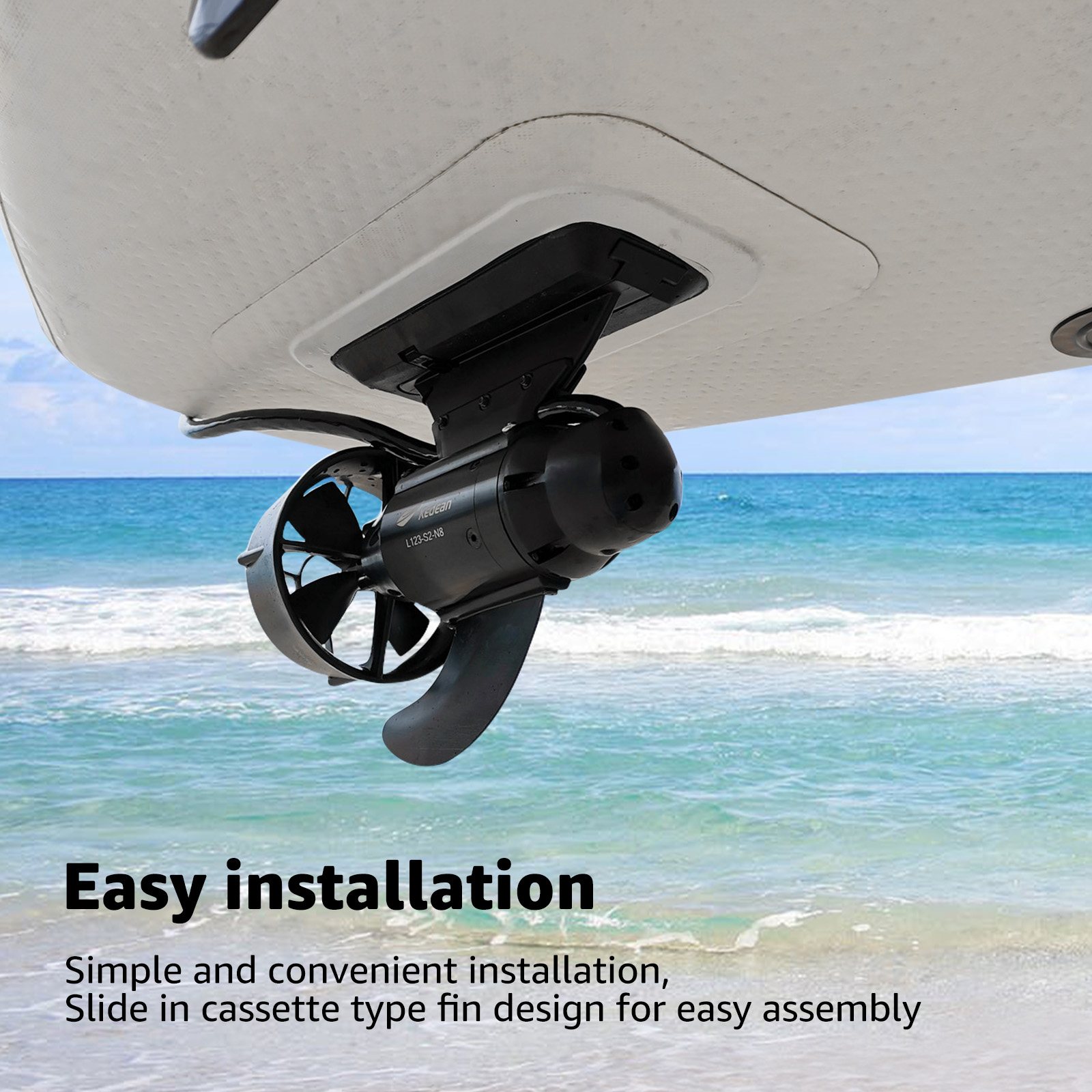 380W 600W Electric Fins Stand  - Fishing Kayak Trolling Motor recensione e prezzo