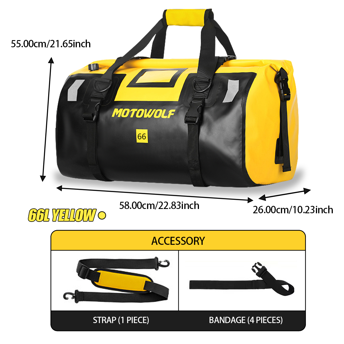 Waterproof Duffel Bag 40L/66L  - Fishing Kayak Sit On Top recensione e prezzo