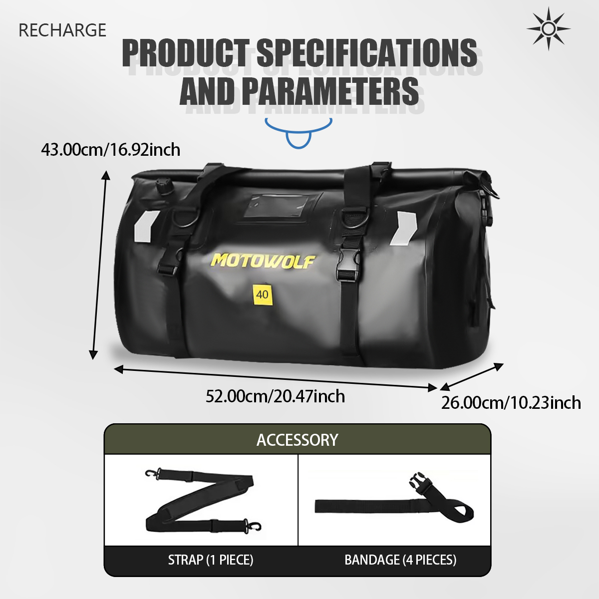Waterproof Duffel Bag 40L/66L  - Fishing Kayak Sit On Top recensione e prezzo