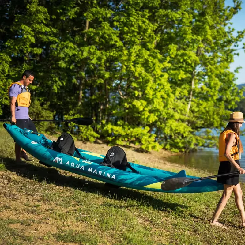 Canoe Kayak Inflatable Boat 1- - Fishing Kayak Paddle recensione e prezzo