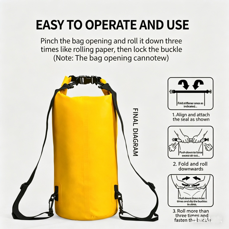 Swimming Waterproof Dry Bag 5L - Fishing Kayak Storage Bag recensione e prezzo