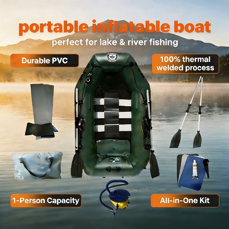 1 Person Fishing Boat Cheap In - Fishing Kayak Inflatable recensione e prezzo