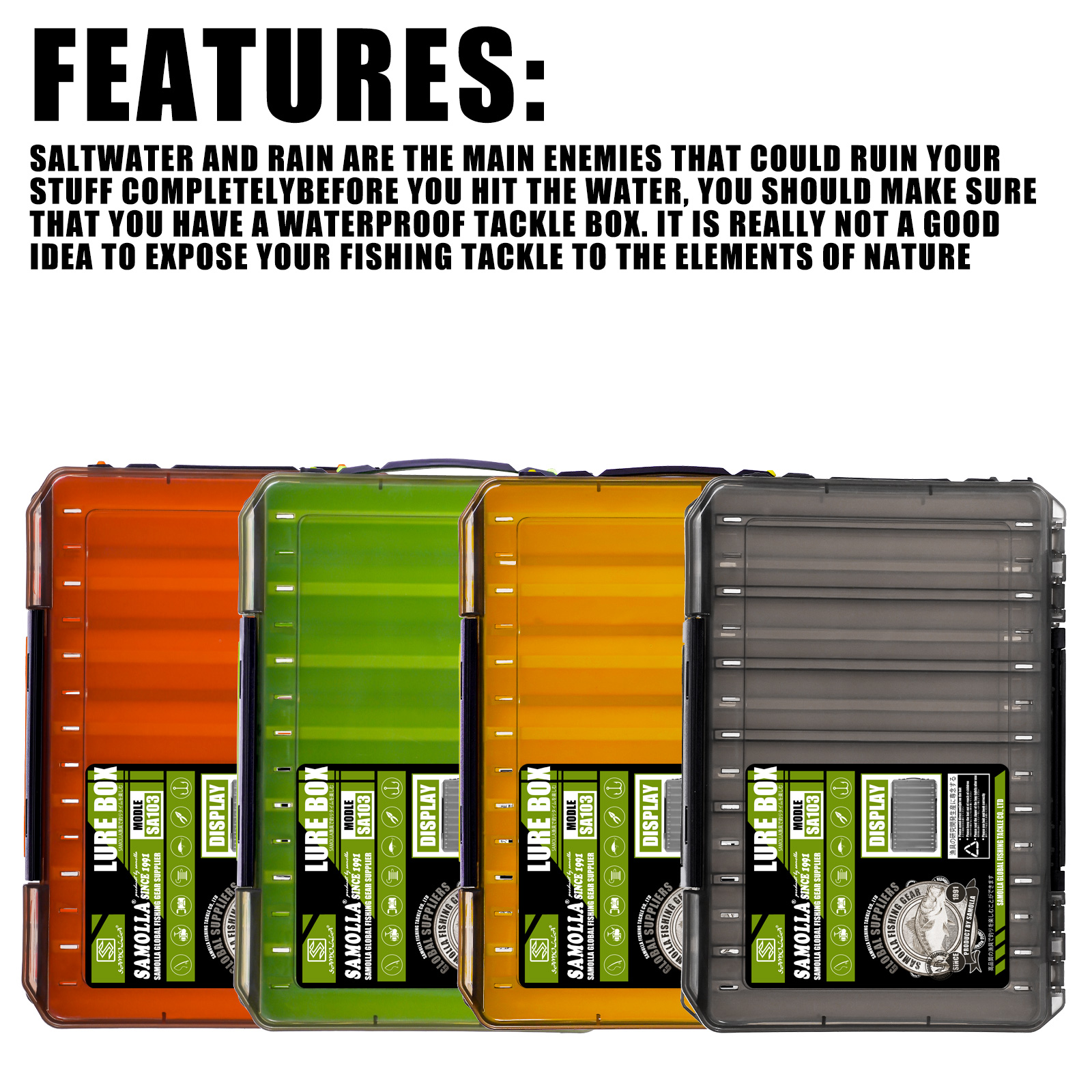 Double Sided Lure Baits Box Fi - Fishing Kayak Crate recensione e prezzo