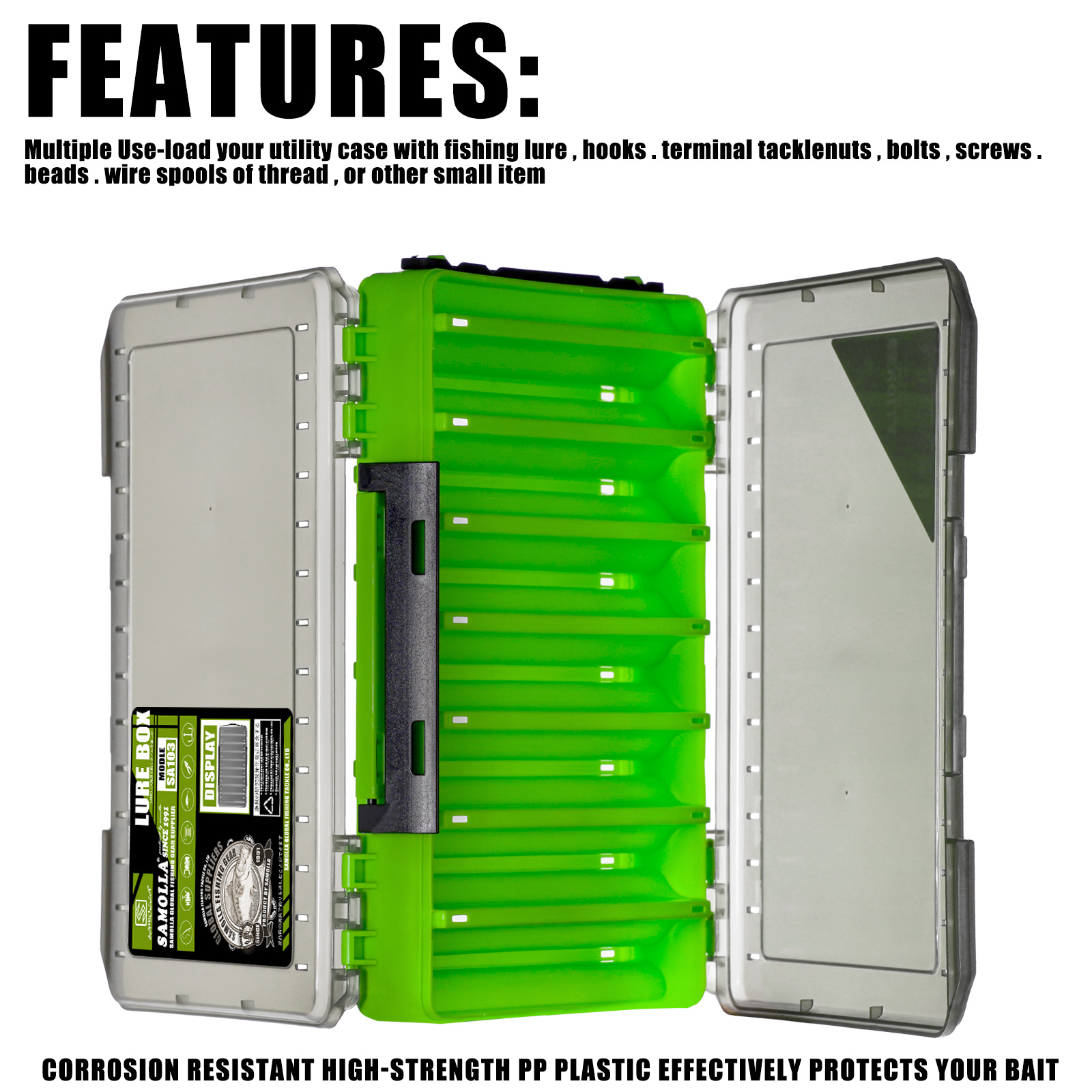 Double Sided Lure Baits Box Fi - Fishing Kayak Crate recensione e prezzo