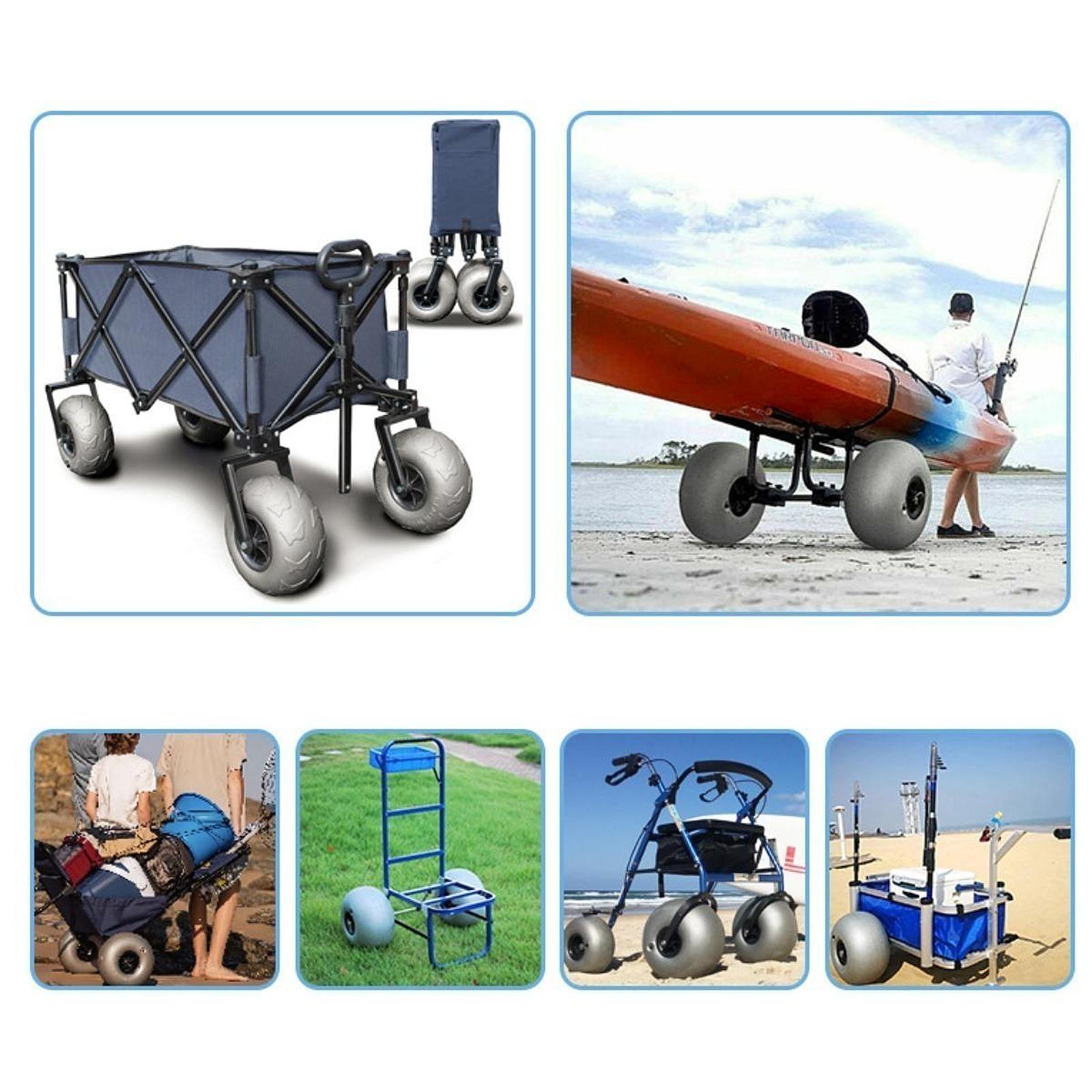 16 Inch Balloon Wheels Replace - Fishing Kayak Cart recensione e prezzo