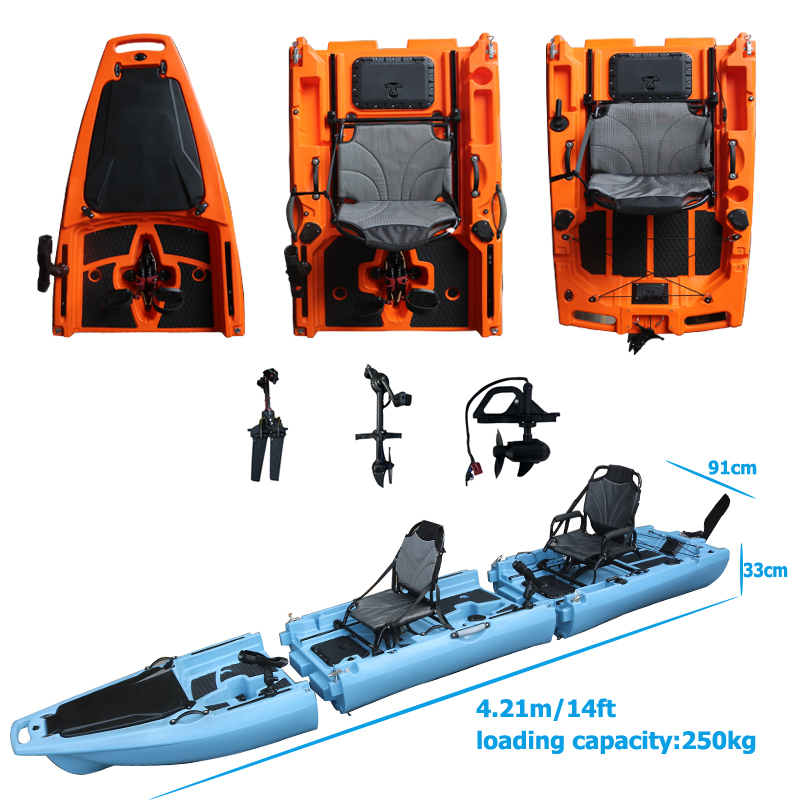 14FT 2 Person Detachable  Peda - Fishing Kayak Sit On Top recensione e prezzo