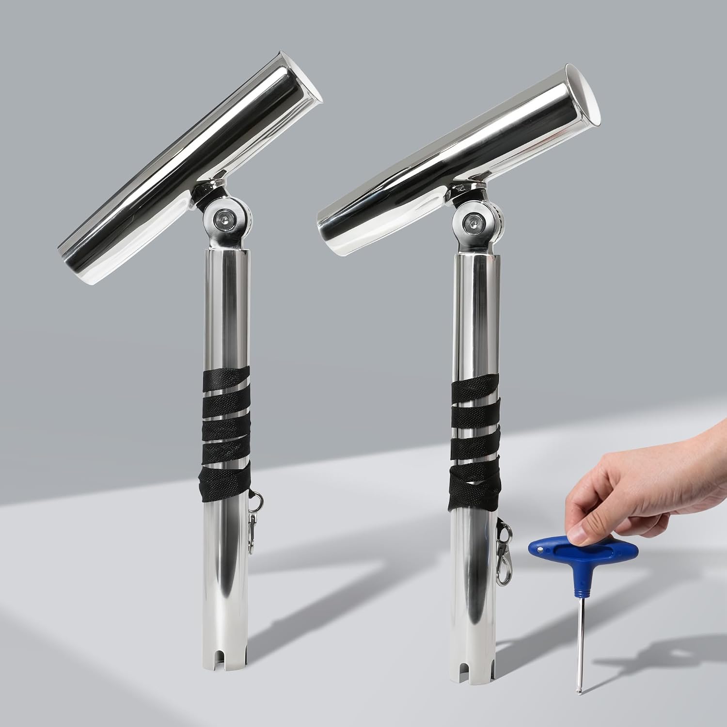 2-Pack Stainless Steel Outrigg - Fishing Kayak Rod Holder recensione e prezzo