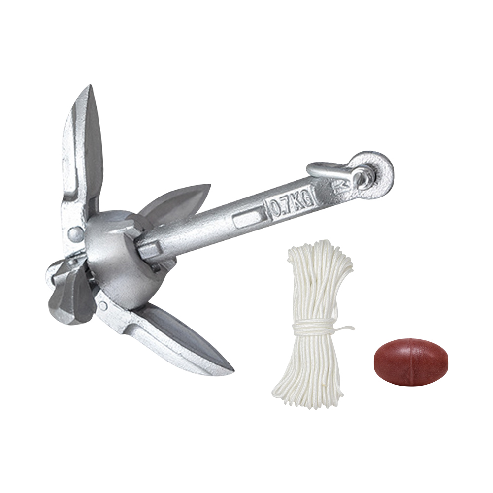 0.7KG 1.5KG Grapnel Anchor wit - Fishing Kayak Anchor recensione e prezzo