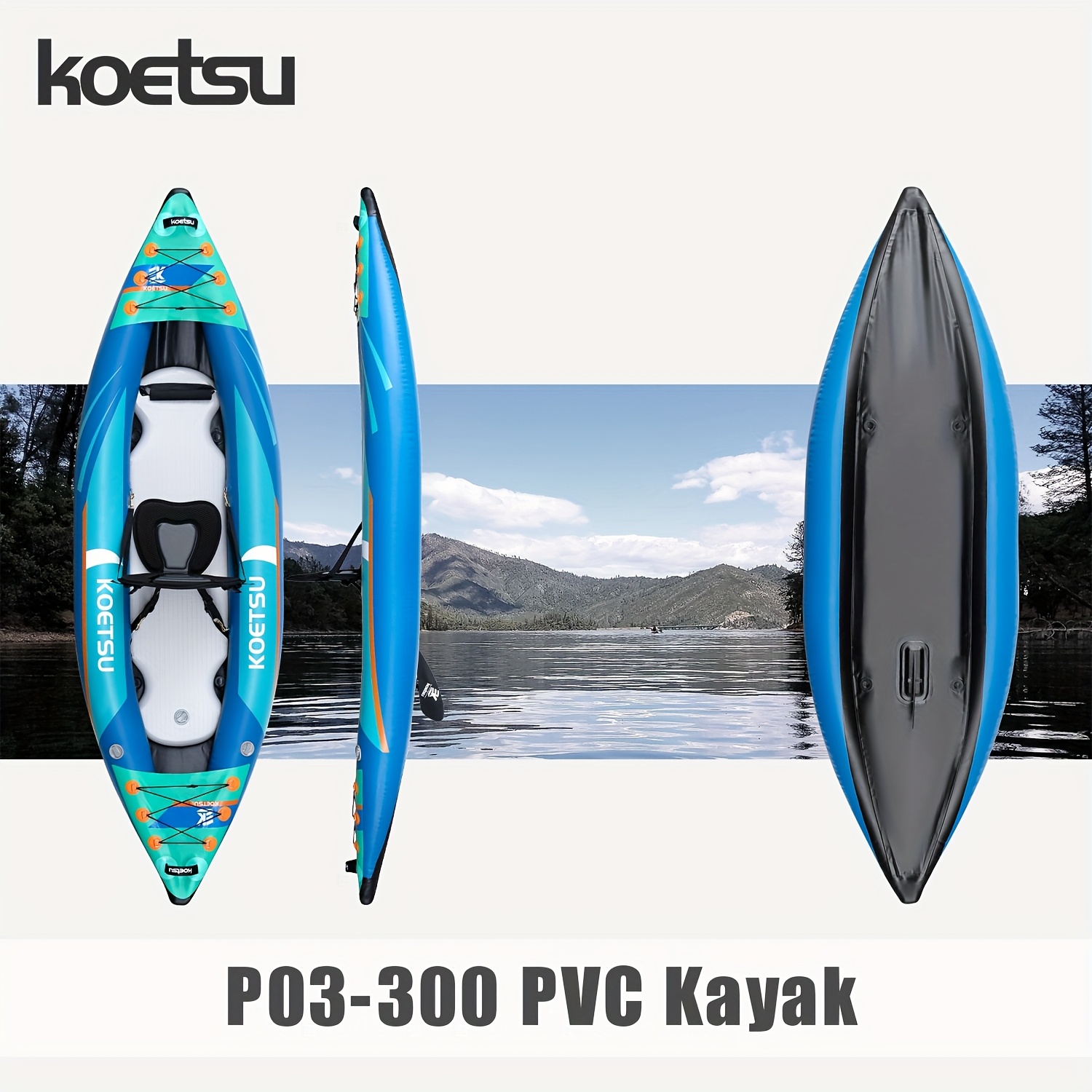 KOETSU P03 brushed inflatable  - Fishing Kayak Inflatable recensione e prezzo